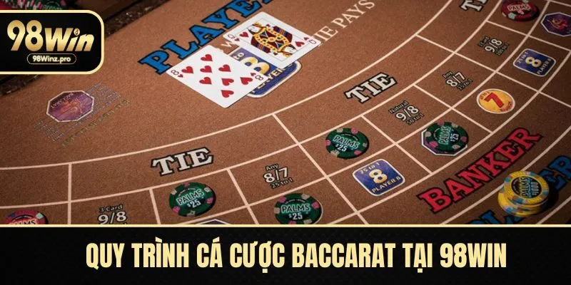 Quy trình cá cược Baccarat tại 98WIN