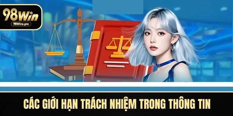Các giới hạn trách nhiệm trong thông tin và dịch vụ