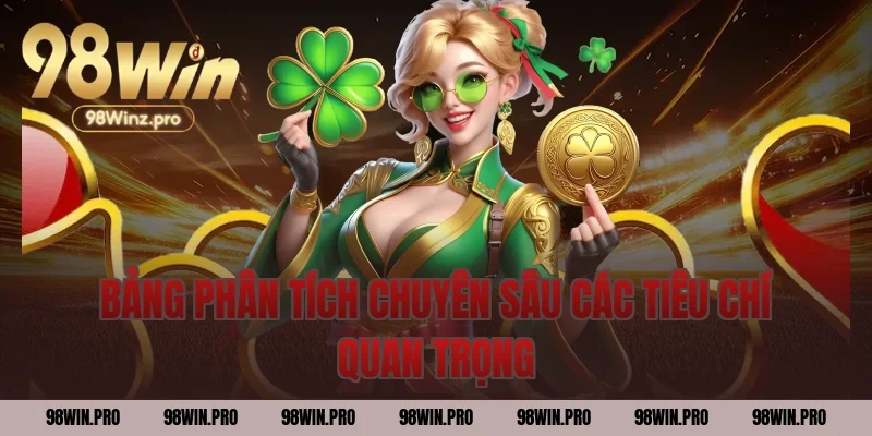 Bảng phân tích chuyên sâu các tiêu chí quan trọng